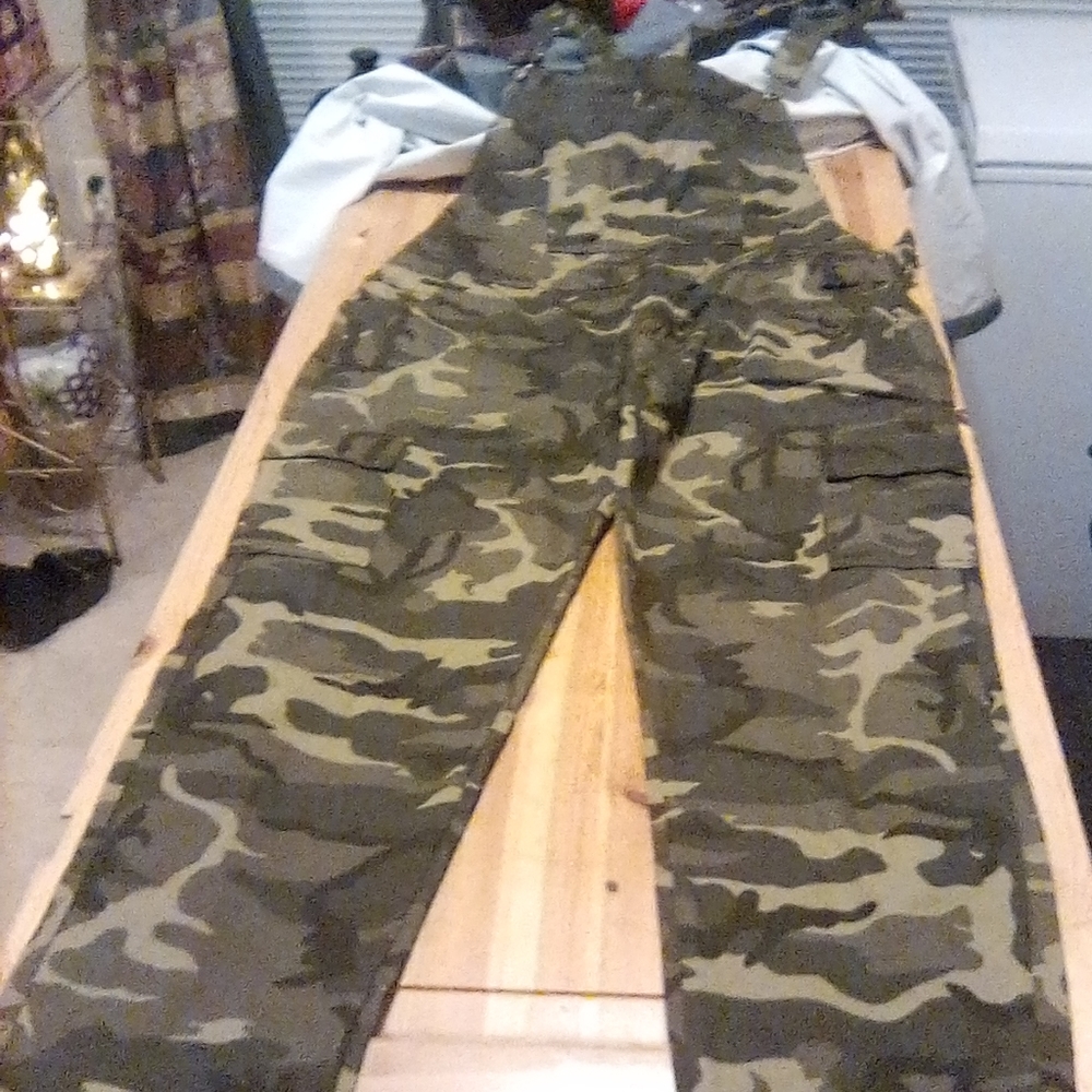 Mens Camo Overalls, NWOT